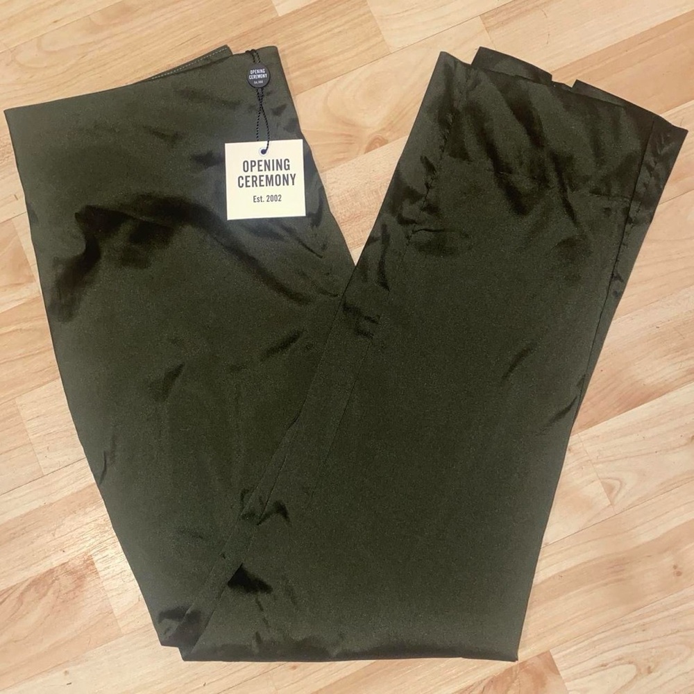 Army Green “Stretchy Baby” Pants by Opening Ceremony
